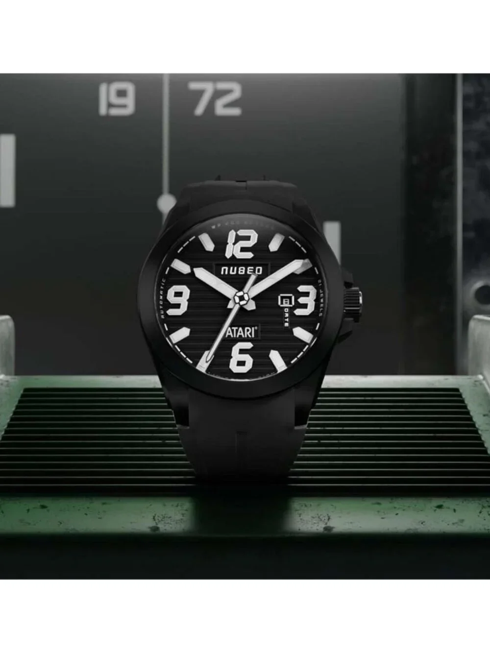 NWT Nubeo Torrent Black Dial Men's Watch
